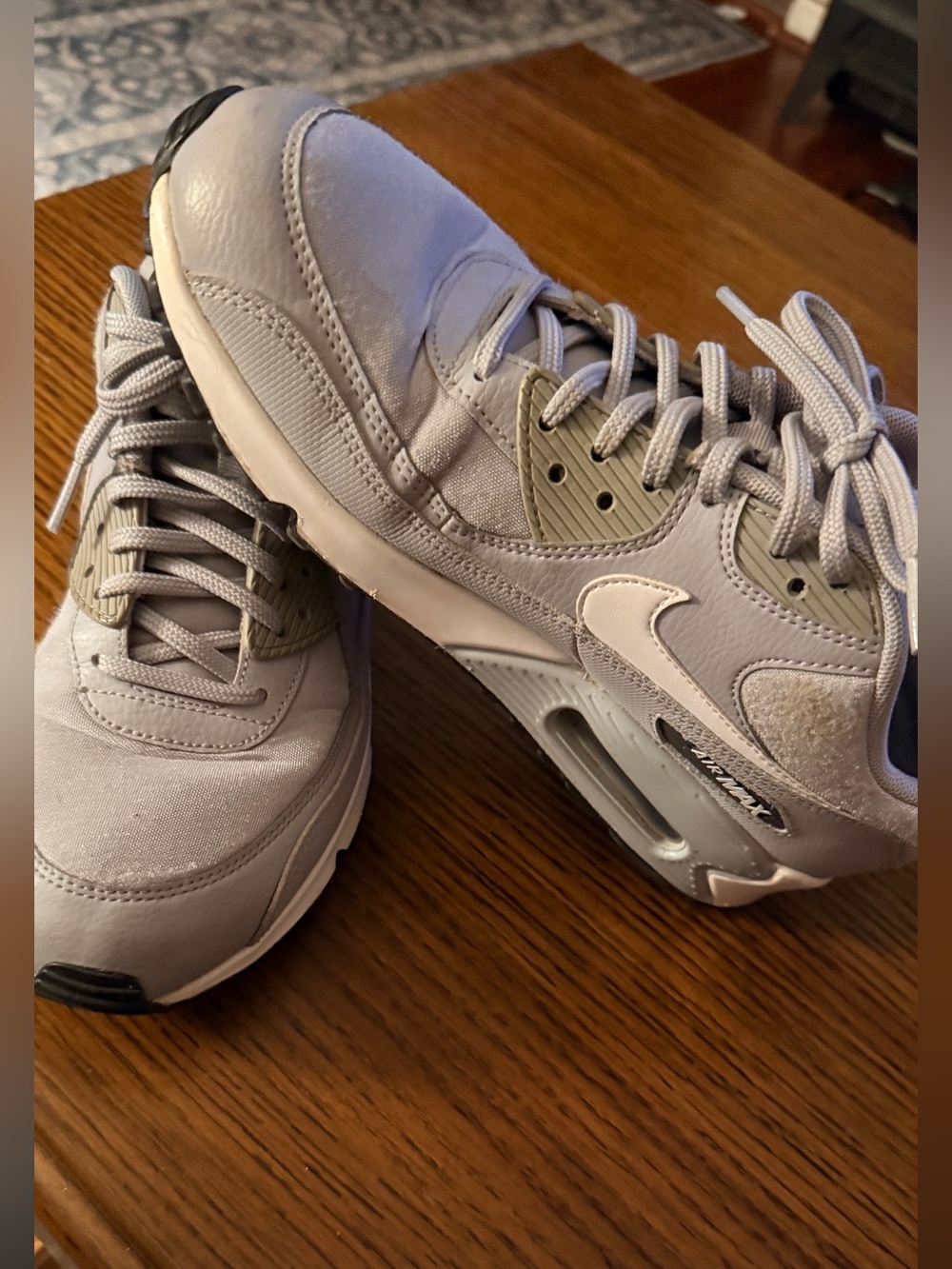 Nike Air Max 90 Gore-Tex sneakers in a Photon Dust light grey colorway